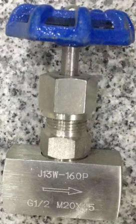 壓力表針型閥，J13W-160P,DN5,M20*1.5